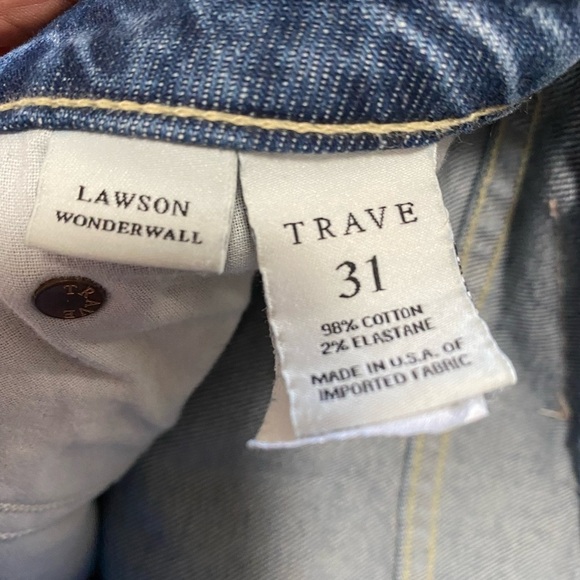 Trave Lawson Wonderwall Jeans Size 31 - Picture 4 of 7